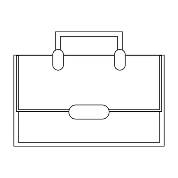 Bolsa maleta línea de negocio icono — Vector de stock