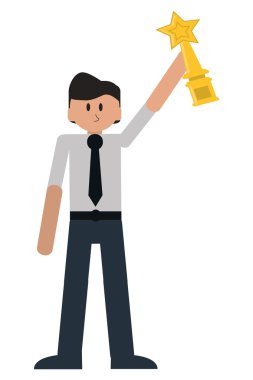 adam çizgi film kazanan traphy şampiyonu