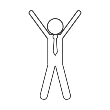 Kazanan şampiyon kadar elle kroki simgesi