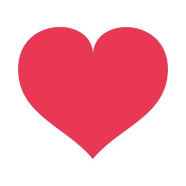 aşk kalp şekli romantik simgesi