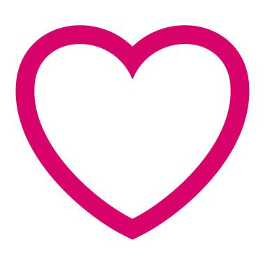 aşk kalp şekli romantik simgesi