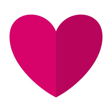 aşk kalp şekli romantik simgesi