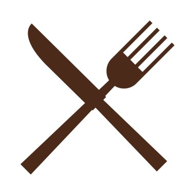 çatal ve bıçak simgesi