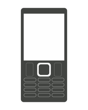 düğme simgesi olan cep telefonu