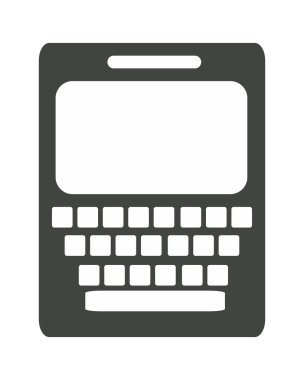 düğme simgesi olan cep telefonu