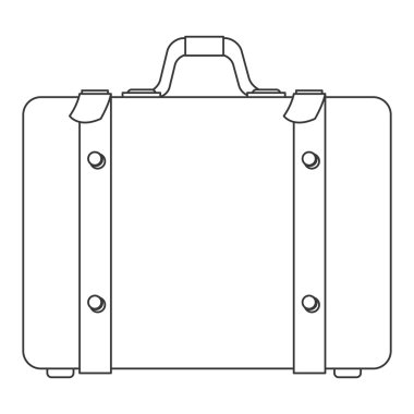 tutamaç simgesi ile bavul