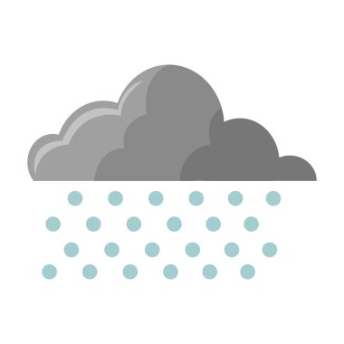 Yağmur simgesi olan bulutweather forecast