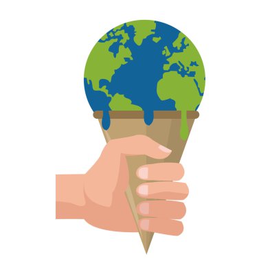 Planet earth erime simgesini