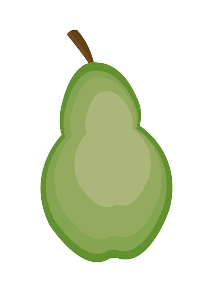 Whole pear icon — Stock Vector