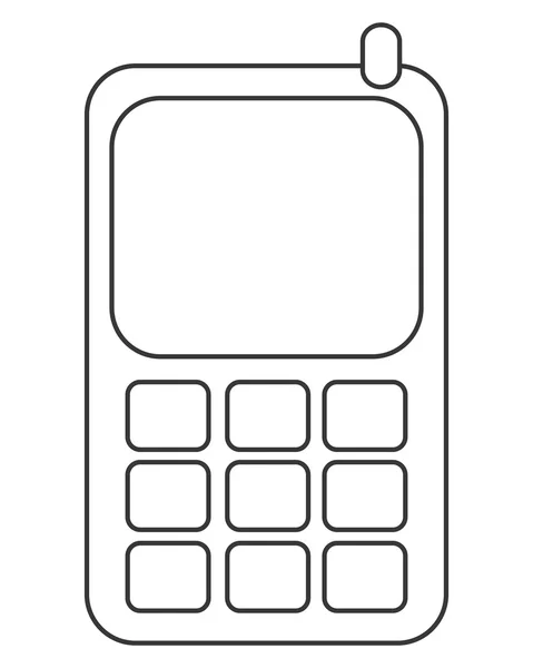 Простая иконка телефона — стоковый вектор