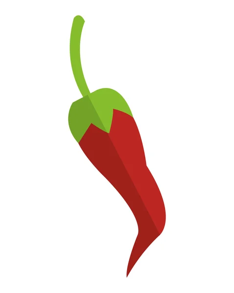 Icône de piment rouge — Image vectorielle