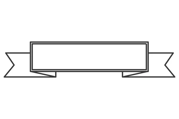 Icône de bannière de ruban — Image vectorielle