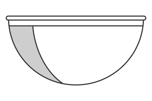 Enda skål ikonen — Stock vektor
