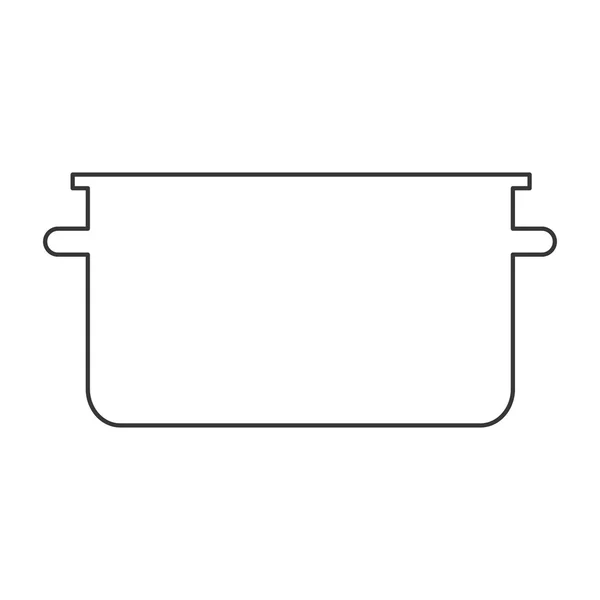 Cooking pot icon — Stock Vector