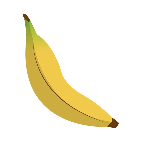 Icône de banane entière — Image vectorielle