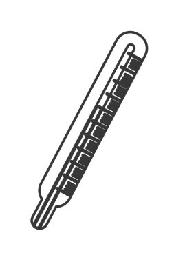 tıbbi analog termometre simgesi