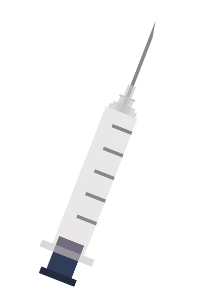 Clear syringe icon — Stock Vector