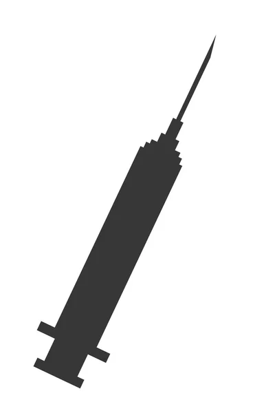 Значок чистого шприца — стоковый вектор