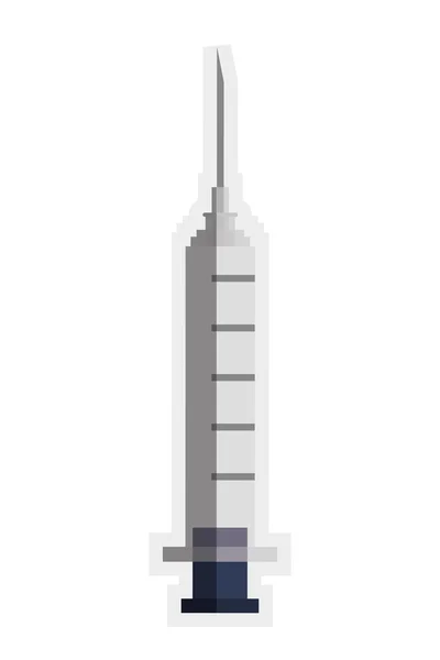 Duidelijke spuit pictogram — Stockvector