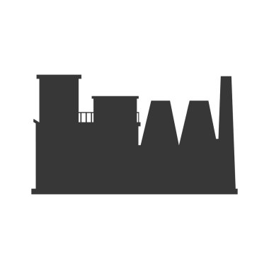 Fabrika sanayi endüstriyel simgesi