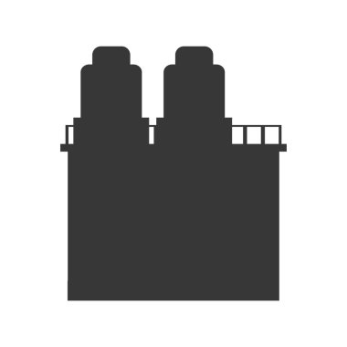 Fabrika sanayi endüstriyel simgesi