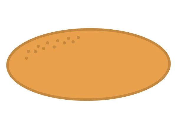 Brood bakkerij voedsel pictogram — Stockvector