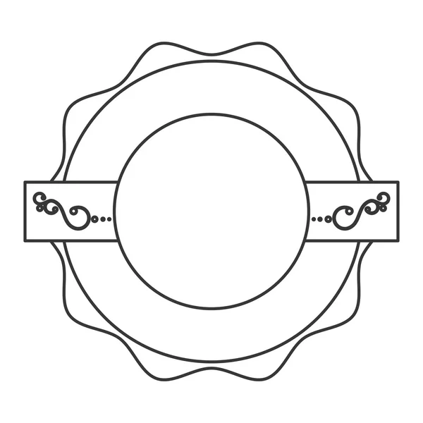 Étiquette sceau d'étiquette — Image vectorielle