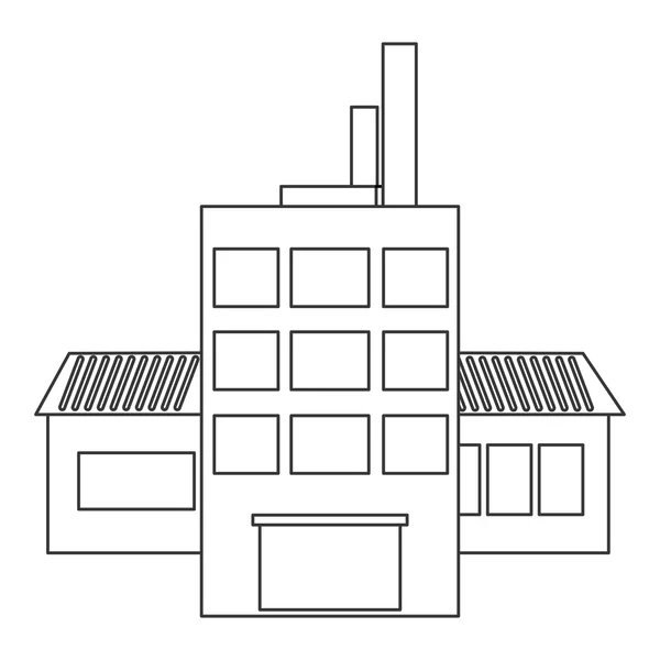 Tovární průmysl průmyslové ikona — Stockový vektor
