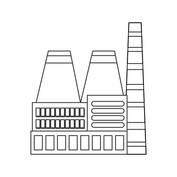 공장 산업 산업 아이콘 — 스톡 벡터