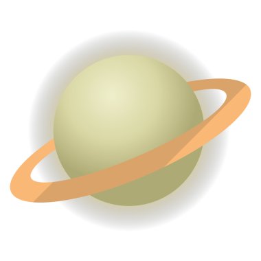 gezegen Satürn simgesi