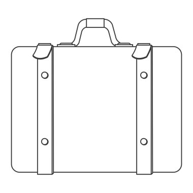 tutamaç simgesi ile bavul