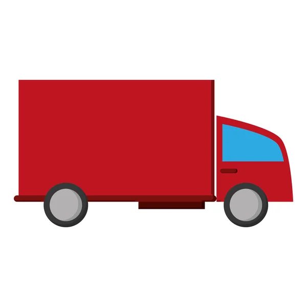 Transporte de camiones entrega servicio de envío — Vector de stock