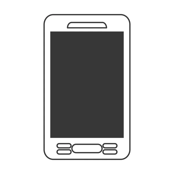 Smartphone telefonu mobilní ploché ikony — Stockový vektor