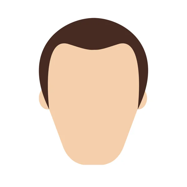 Personnes homme personne visage avatar — Image vectorielle