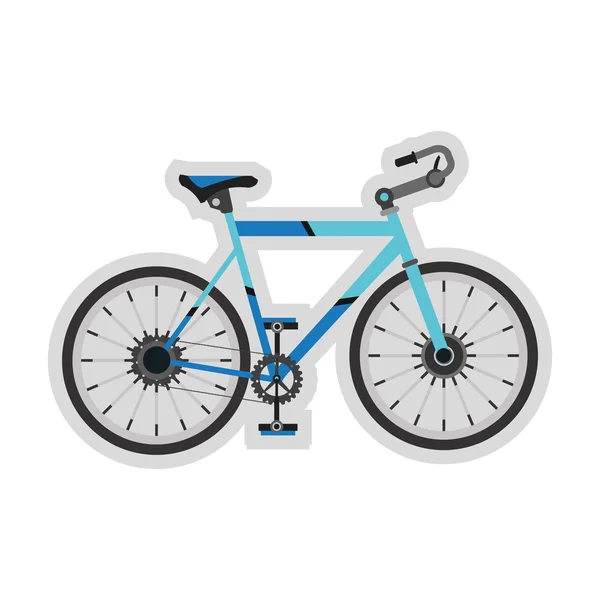 Detaillierte Fahrrad-Ikone — Stockvektor