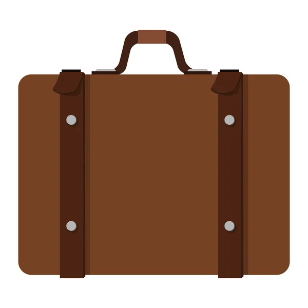 Koffer mit Griff-Symbol — Stockvektor