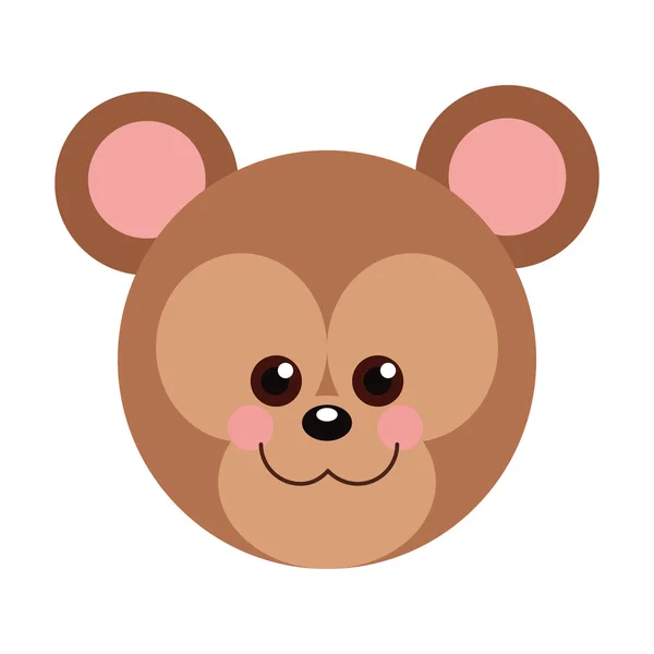 귀여운 아기 곰 만화 — 스톡 벡터
