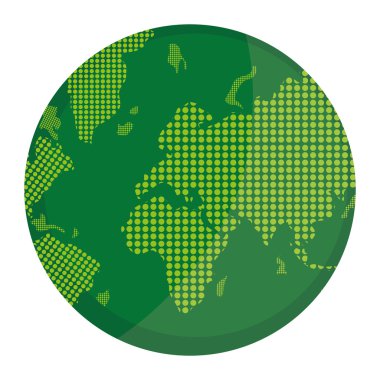 geometrik doku dünya küre simgesi