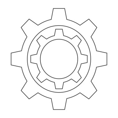 Çift dişli simgesini