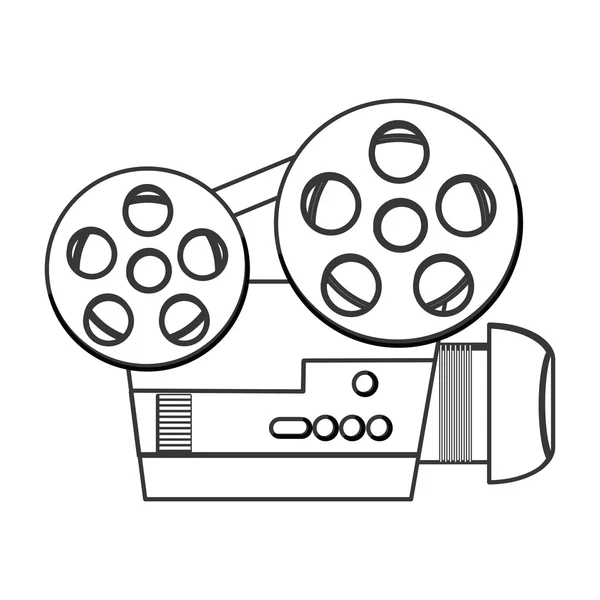 Icona del proiettore film classico — Vettoriale Stock
