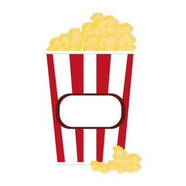 patlamış mısır çizgili konteyner simgesi