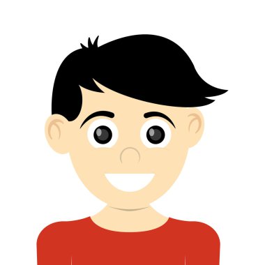 Mutlu çocuk simgesi