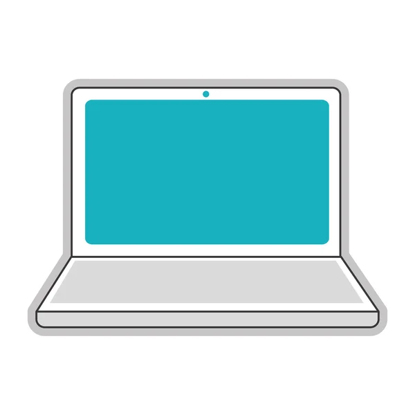 Значок экрана ноутбука — стоковый вектор