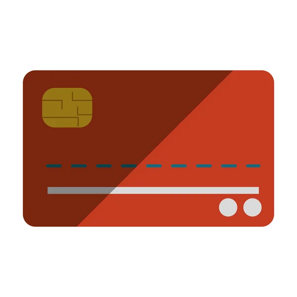 Icono de tarjeta de crédito o débito — Archivo Imágenes Vectoriales