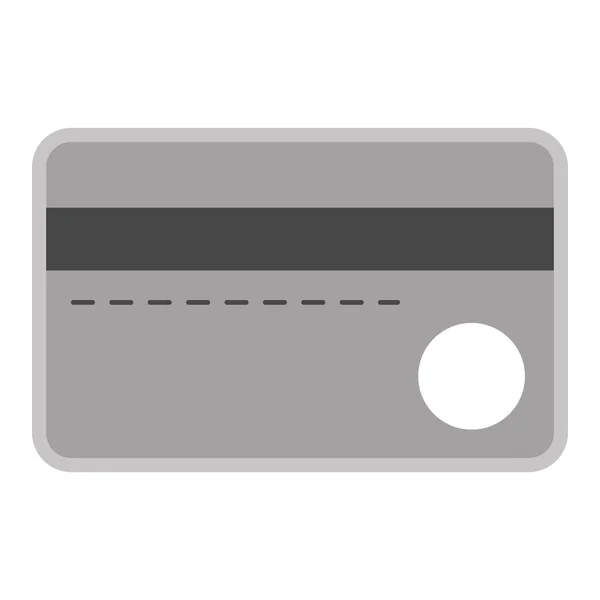 Kredi kartı veya bankamatik kartı simgesi — Stok Vektör