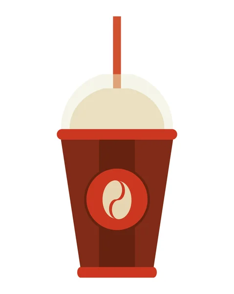 Einweg-Kaffeetasse — Stockvektor