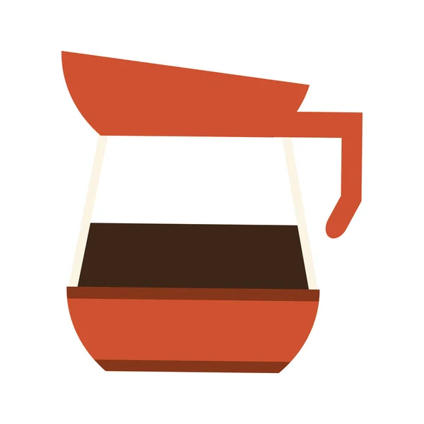 Ícone de chaleira de café —  Vetores de Stock