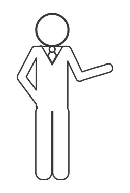 İşadamı sembol simge