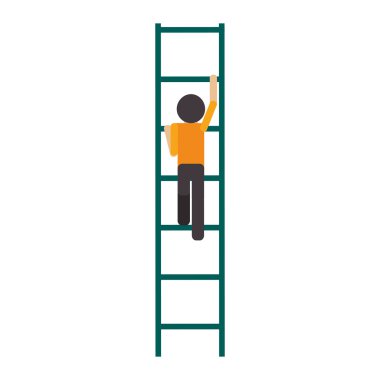 adam tırmanma merdiveni simgesi