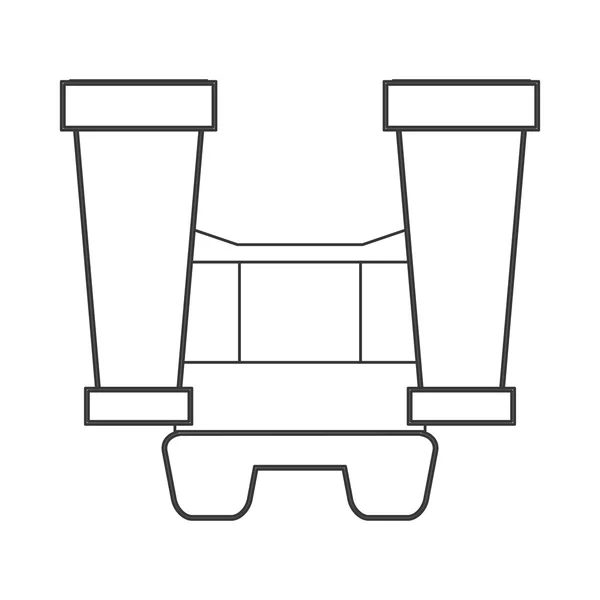 Gran icono de binoculares — Archivo Imágenes Vectoriales